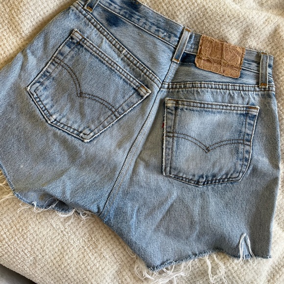 vintage jean shorts - Picture 2 of 3